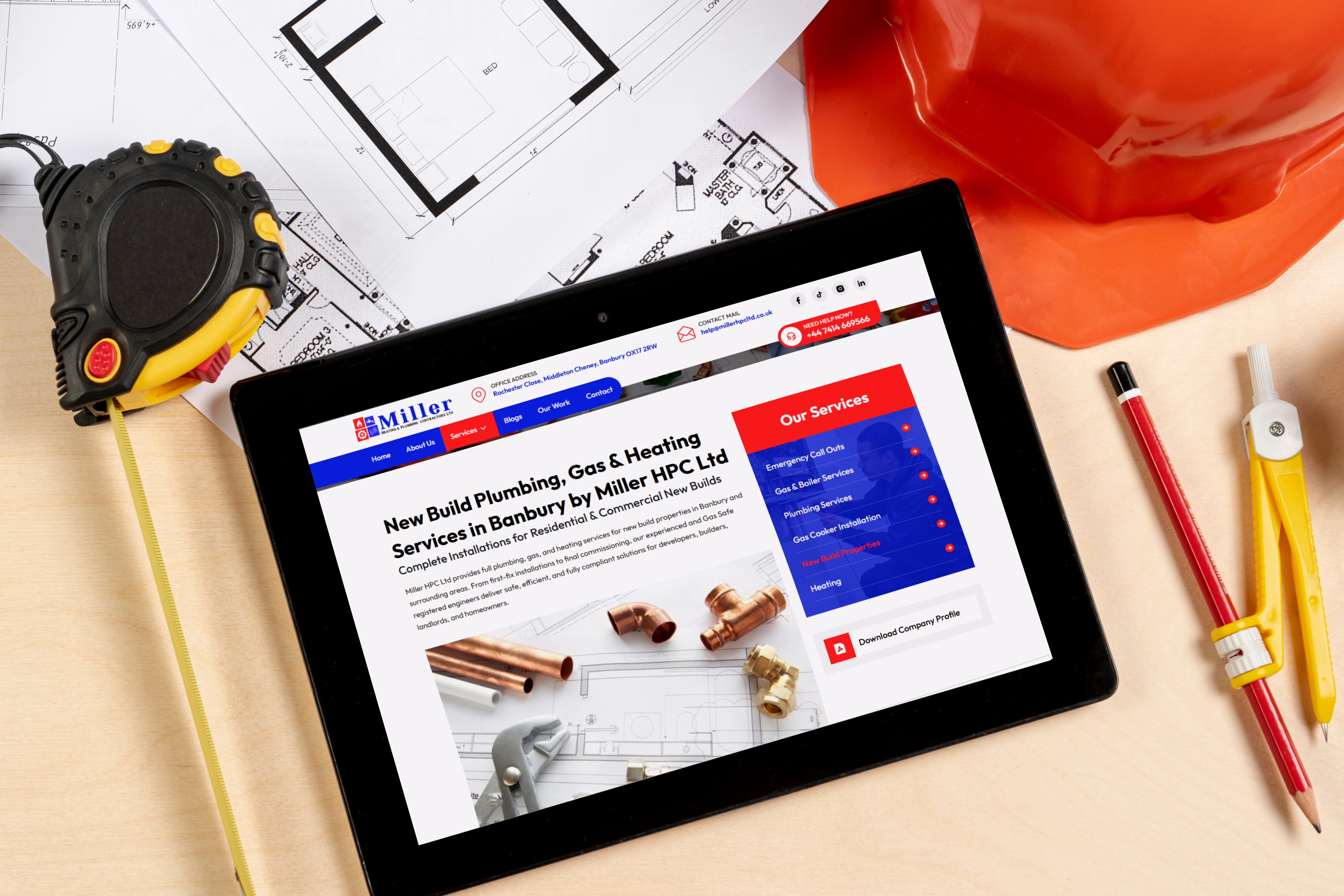 Miller HPC Ltd - Premium Heating & Plumbing Digital Transformation